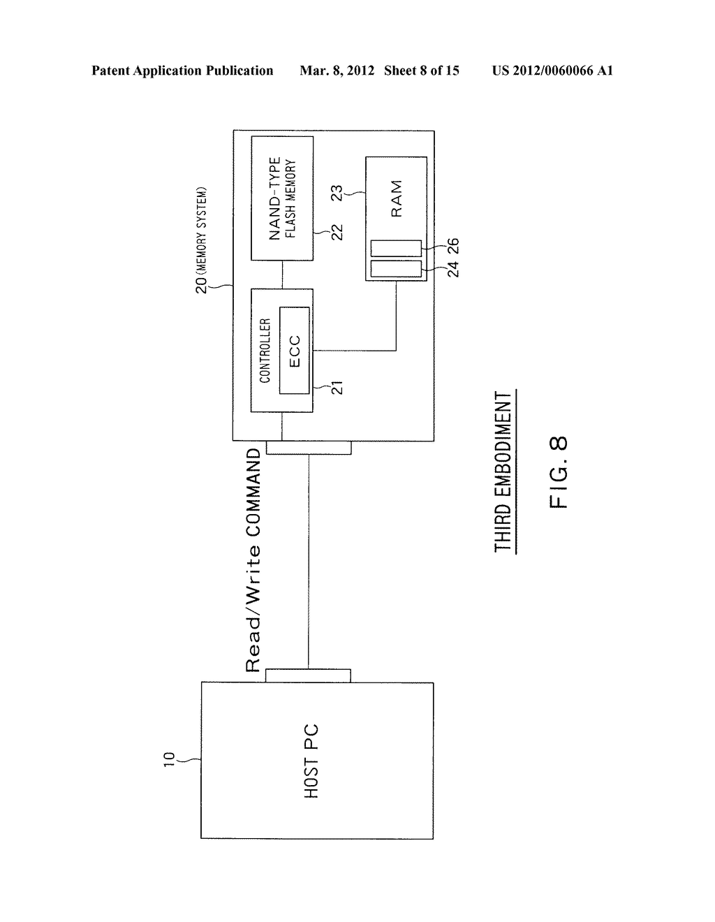 SEMICONDUCTOR MEMORY DEVICE WITH ERROR CORRECTION - diagram, schematic, and image 09