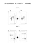 METHOD FOR PROVIDING USER INTERFACE BASED ON MULTIPLE DISPLAYS AND MOBILE     TERMINAL USING THE SAME diagram and image