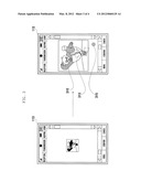 MOBILE TERMINAL HAVING TOUCH SCREEN AND METHOD FOR DISPLAYING CONTENTS     THEREIN diagram and image