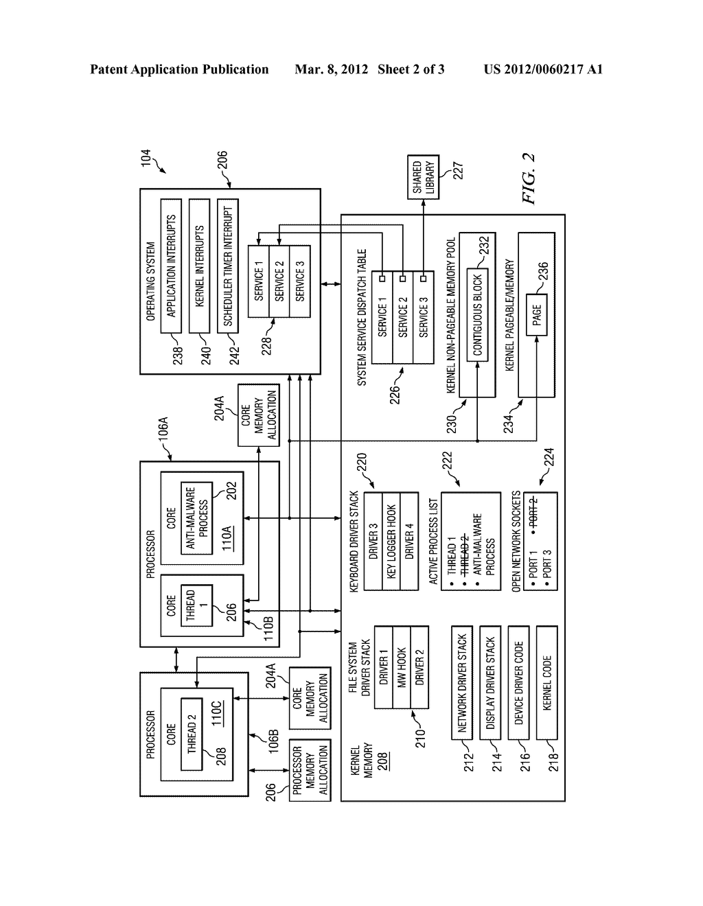 ATOMIC DETECTION AND REPAIR OF KERNEL MEMORY - diagram, schematic, and image 03