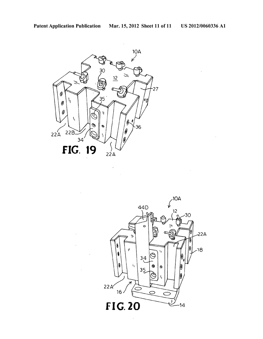 Multiple tool station block for Y-axis Machine - diagram, schematic, and image 12