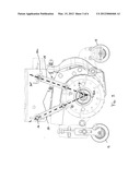 REEL GANG MOWER HAVING REEL CUTTING UNITS WITH ADJUSTABLE PULL POINT     LOCATIONS diagram and image