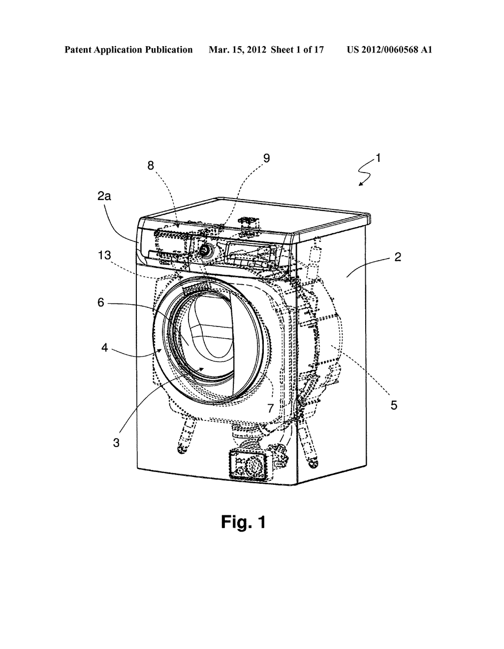 Washing Machine With An Improved Washing/Rinsing-Liquid Inlet Circuit - diagram, schematic, and image 02
