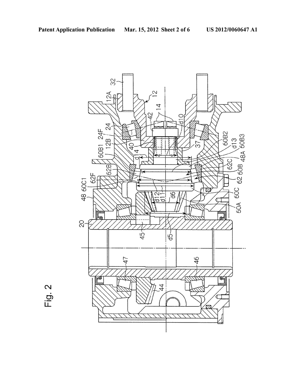 GEAR DEVICE AND METHOD OF MANUFACTURING SHAFT MEMBER - diagram, schematic, and image 03