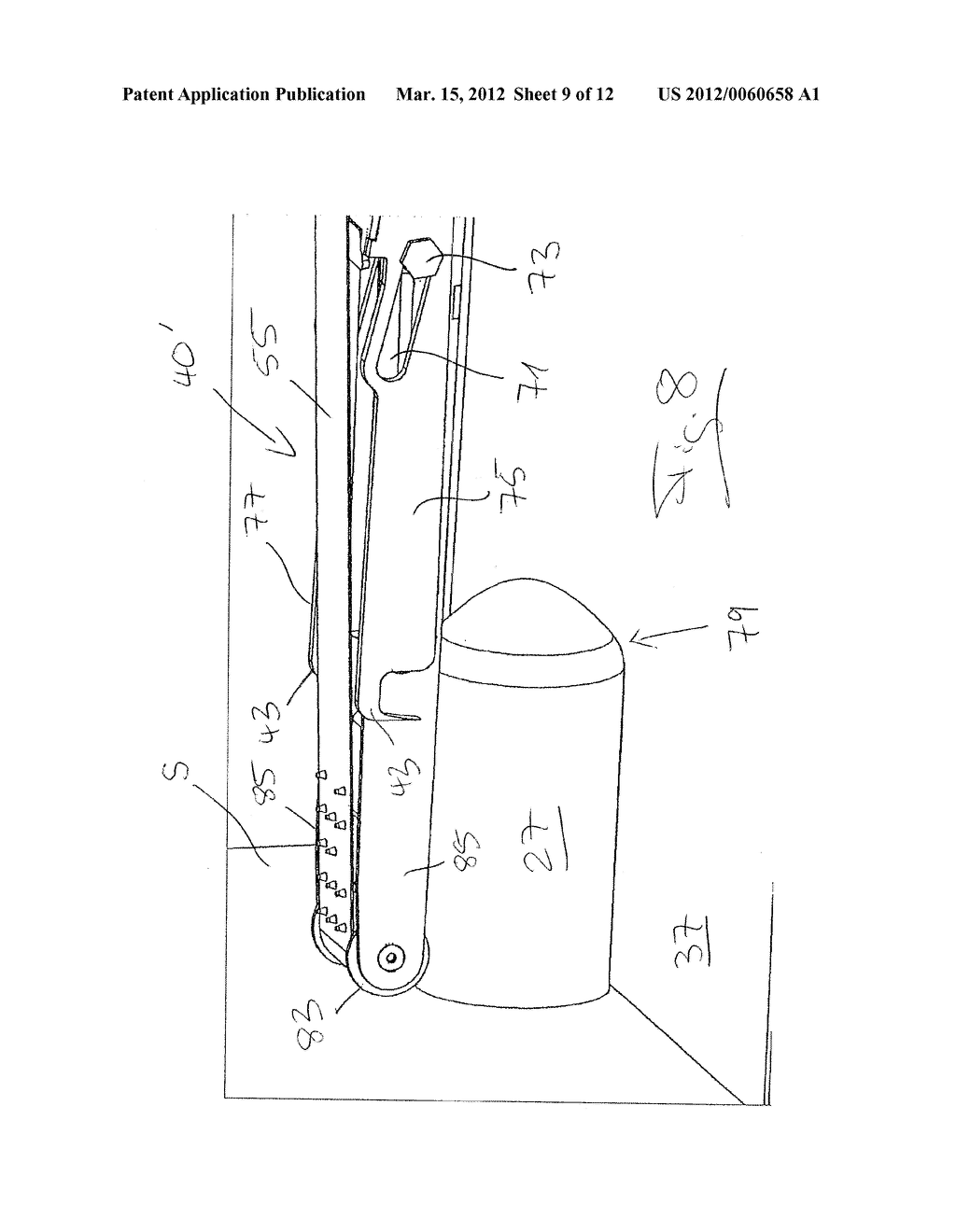 Apparatus and method for slicing food products - diagram, schematic, and image 10