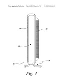 High Cleaning Efficiency Room Air Cleaner With Slim Profile diagram and image