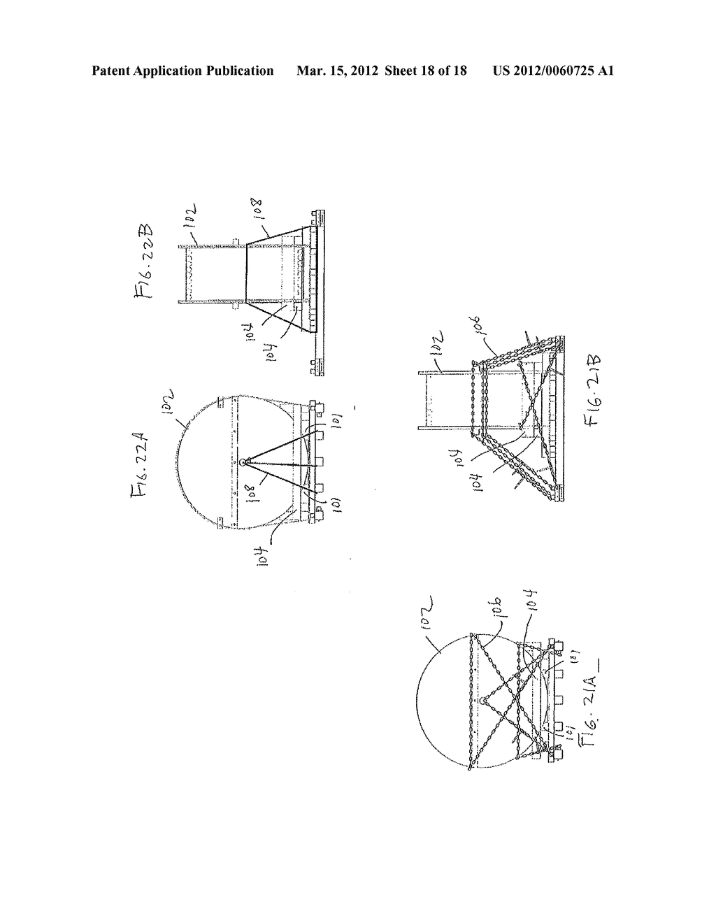 APPARATUS AND METHOD FOR PACKING CONCENTRATED MASS LOADS FOR TRANSPORT BY     CONTAINER, BOX TRUCK AND VAN TRAILER - diagram, schematic, and image 19