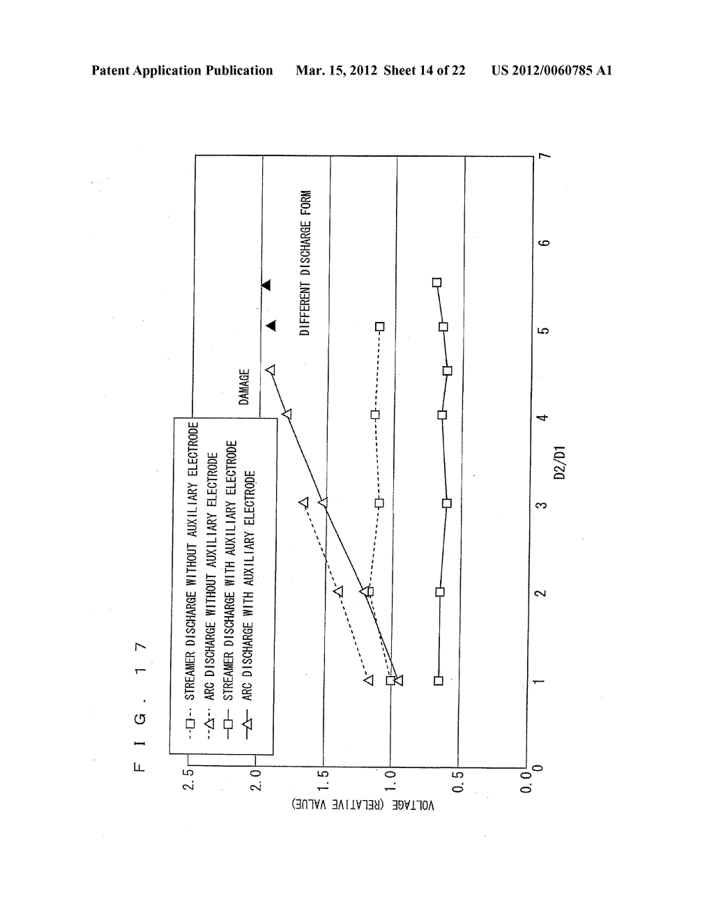 IGNITION DEVICE OF INTERNAL COMBUSTION ENGINE AND ELECTRODE STRUCTURE OF     THE IGNITION DEVICE - diagram, schematic, and image 15