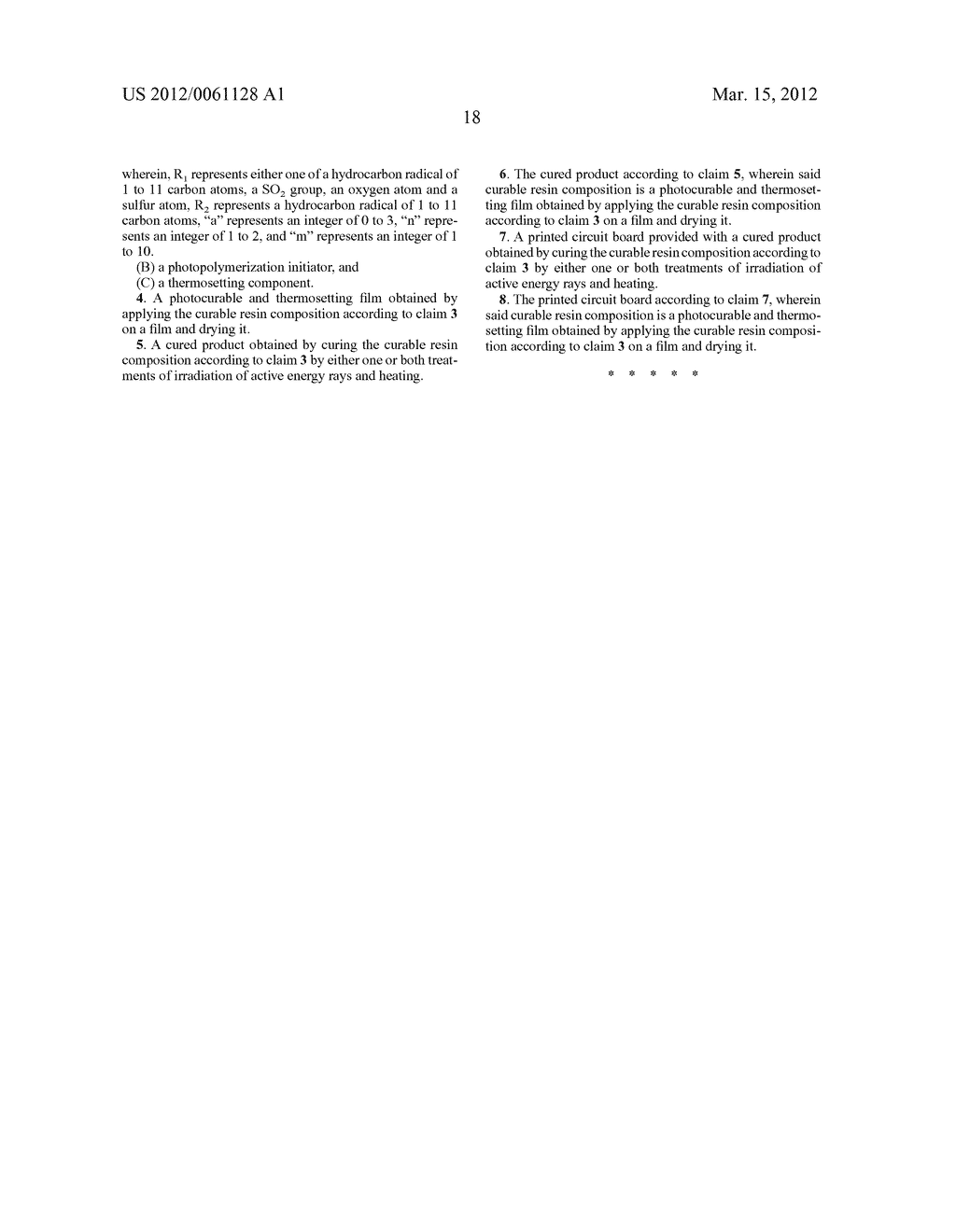 PHOTOSENSITIVE RESIN, CURABLE RESIN COMPOSITION CONTAINING THE SAME, DRY     FILM THEREOF, AND PRINTED CIRCUIT BOARD USING THEM - diagram, schematic, and image 19