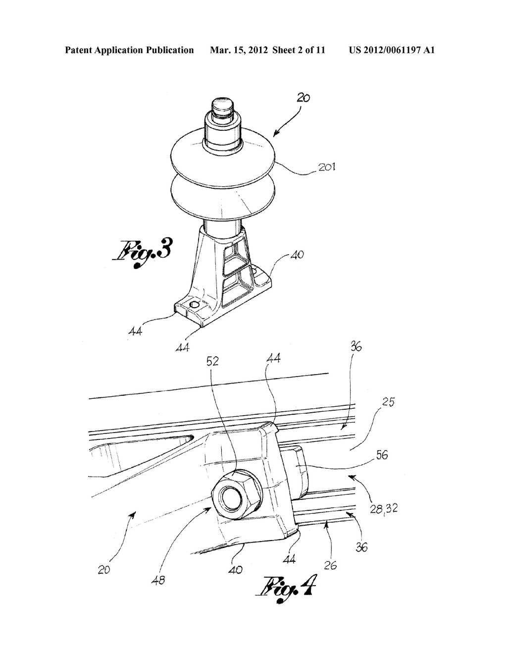 CANTILEVER FOR SUPPORTING LIVE CABLES OF RAILWAY, TROLLEY AND SUBWAY LINES - diagram, schematic, and image 03