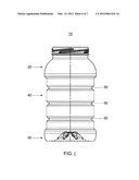 HOT-FILL CONTAINER PROVIDING VERTICAL, VACUUM COMPENSATION diagram and image