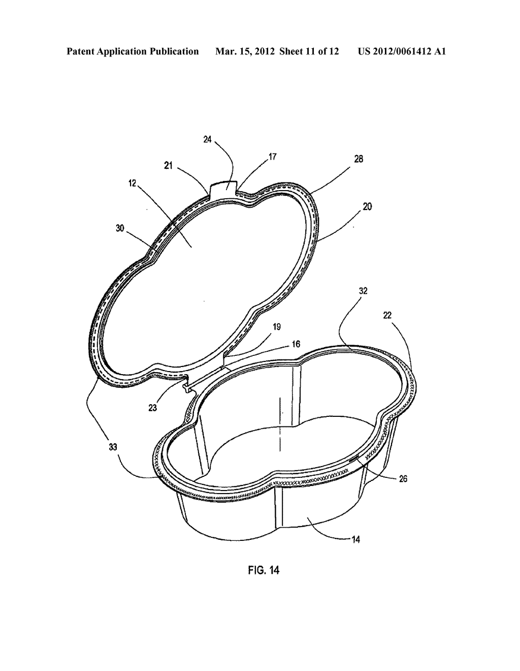 Versatile Tamper-Evident Food Container - diagram, schematic, and image 12