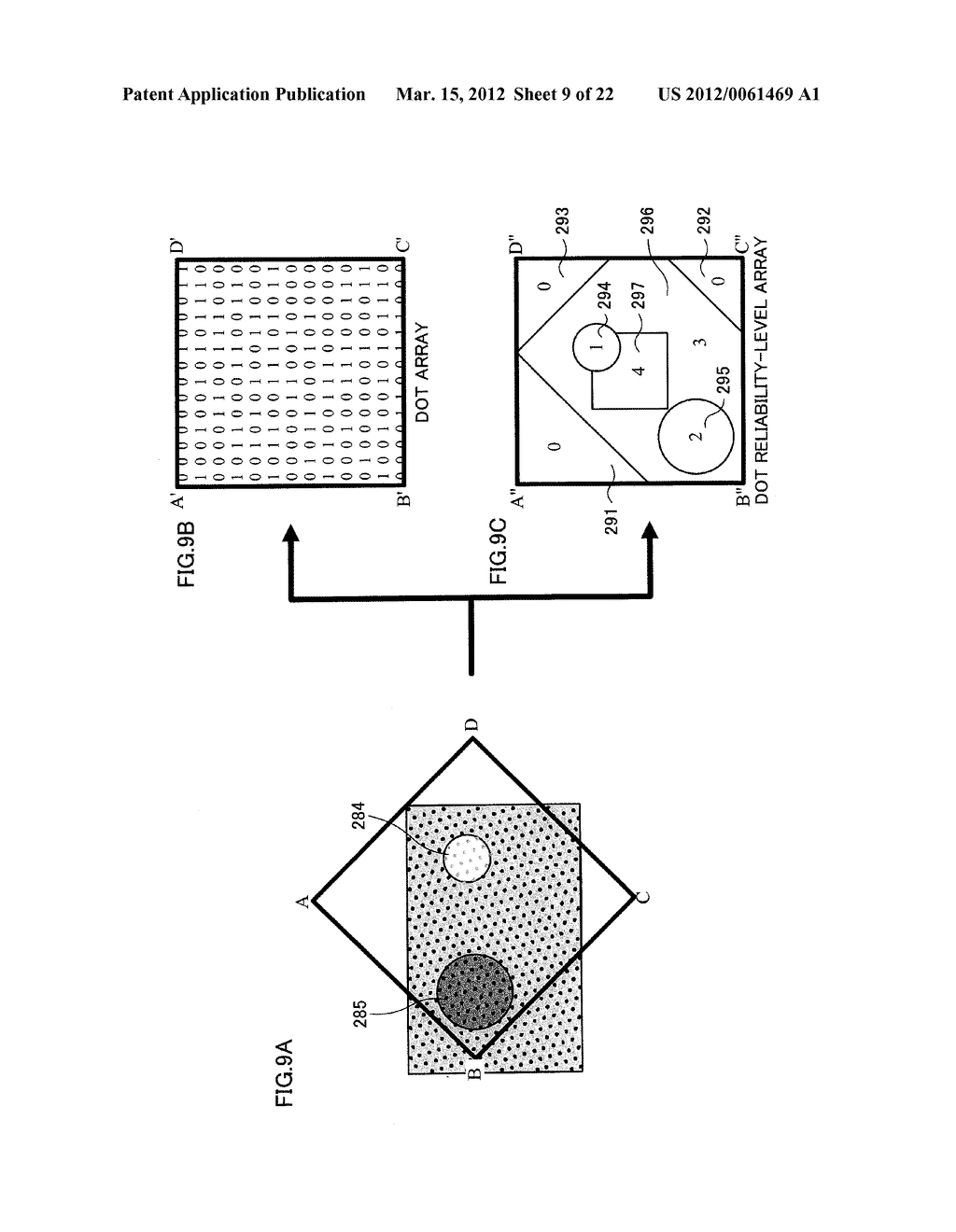 IMAGE PROCESSING APPARATUS, IDENTIFICATION APPARATUS, ELECTRONIC WRITING     INSTRUMENT, METHOD FOR DETERMINING BIT SEQUENCE AND COMPUTER READABLE     MEDIUM - diagram, schematic, and image 10