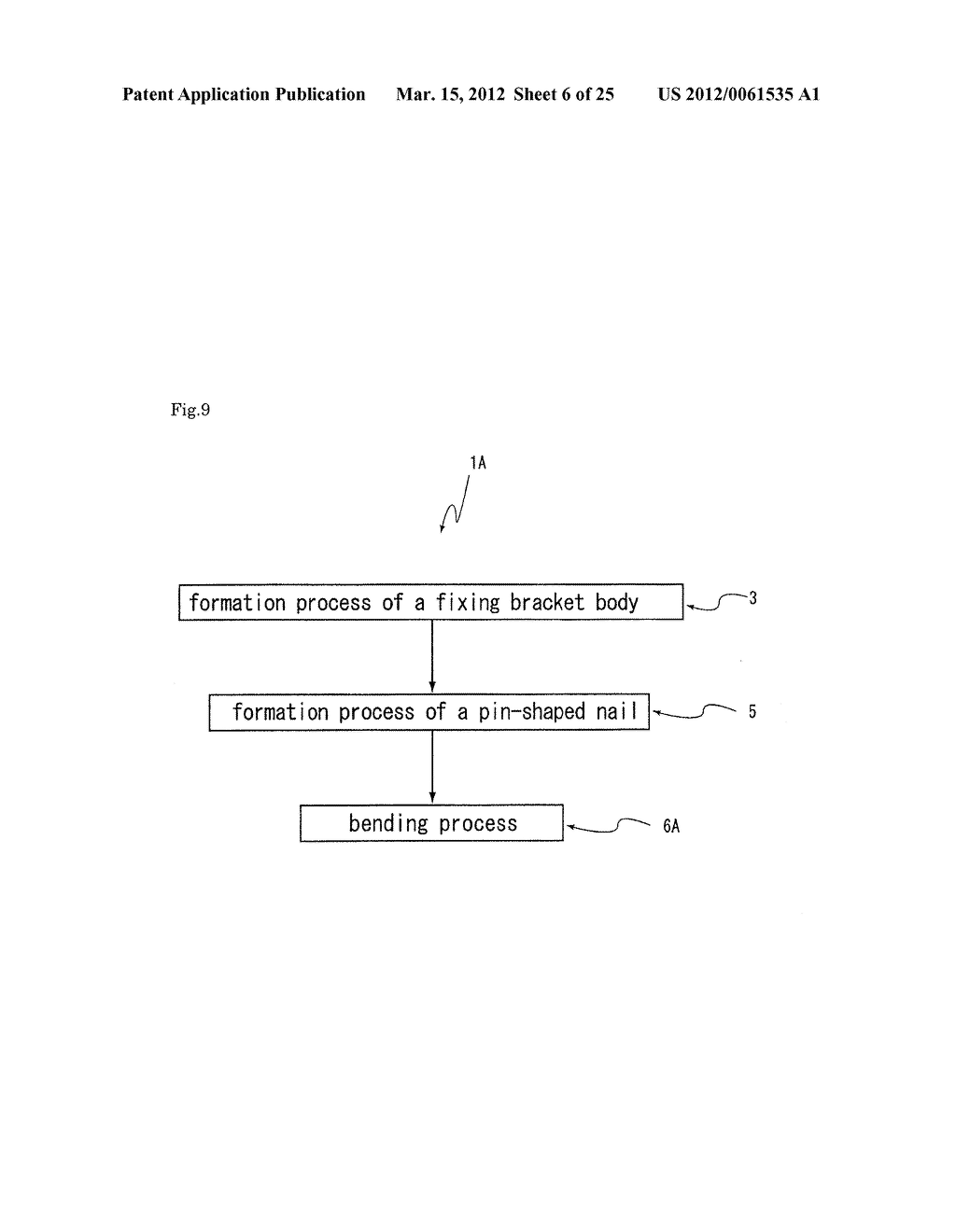 METHOD FOR MANUFACTURING A CORNER FIXING BRACKET AND A CORNER FIXING     BRACKET - diagram, schematic, and image 07