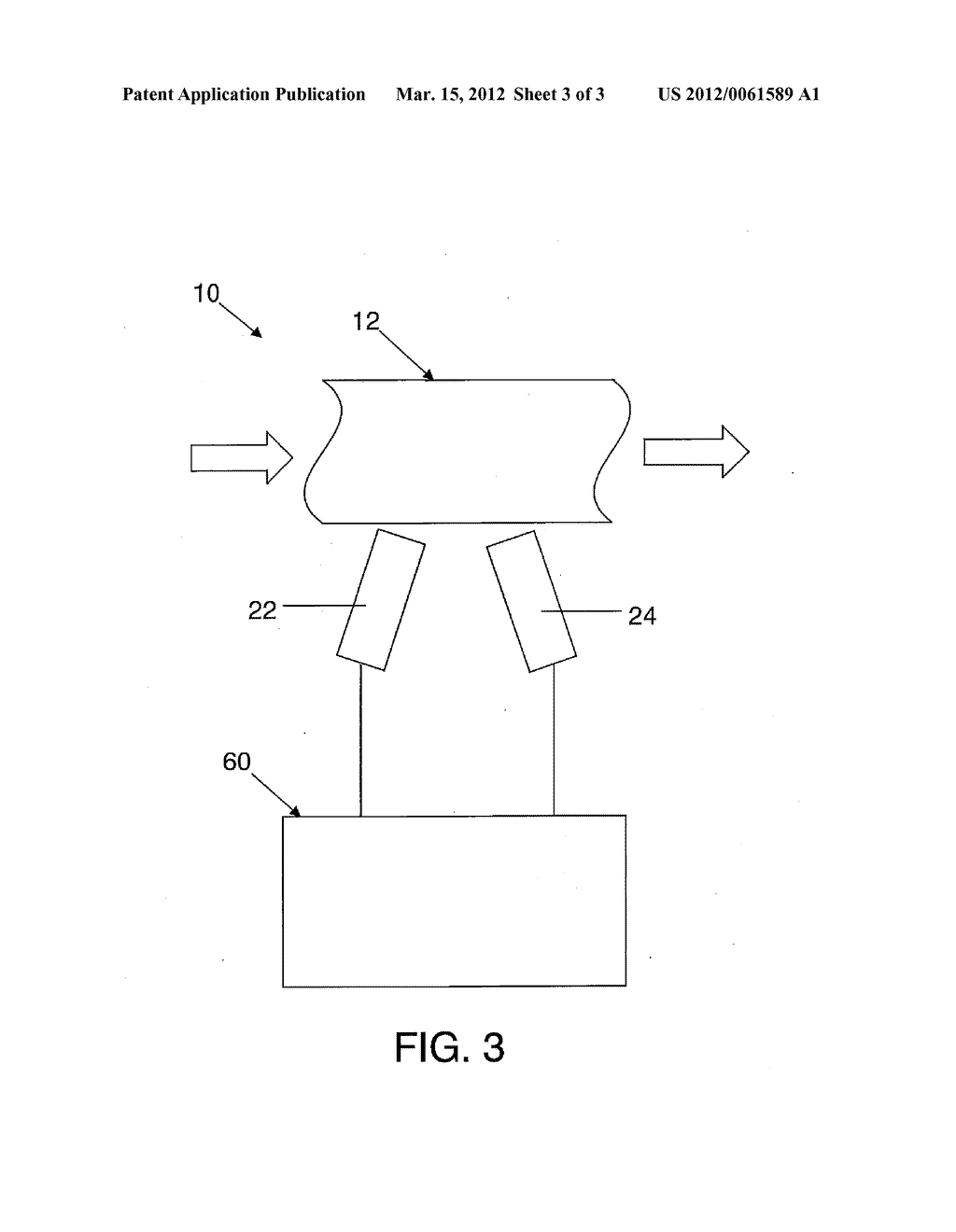 METHOD AND APPARATUS FOR MEASURING FLUORESCENT MATERIAL IN A LIQUID - diagram, schematic, and image 04