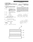 BINAPHTHYL COMPOUND AND ORGANIC LIGHT EMITTING ELEMENT USING THE SAME diagram and image