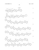 BINAPHTHYL COMPOUND AND ORGANIC LIGHT EMITTING ELEMENT USING THE SAME diagram and image