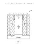 Checkerboarded high-voltage vertical transistor layout diagram and image