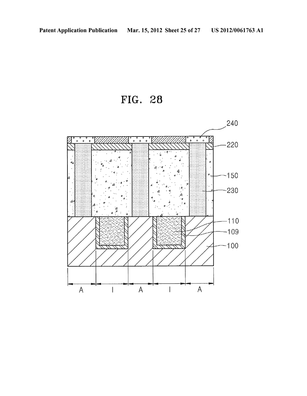 METHODS OF FORMING NON-VOLATILE MEMORY DEVICES INCLUDING LOW-K DIELECTRIC     GAPS IN SUBSTRATES AND DEVICES SO FORMED - diagram, schematic, and image 26