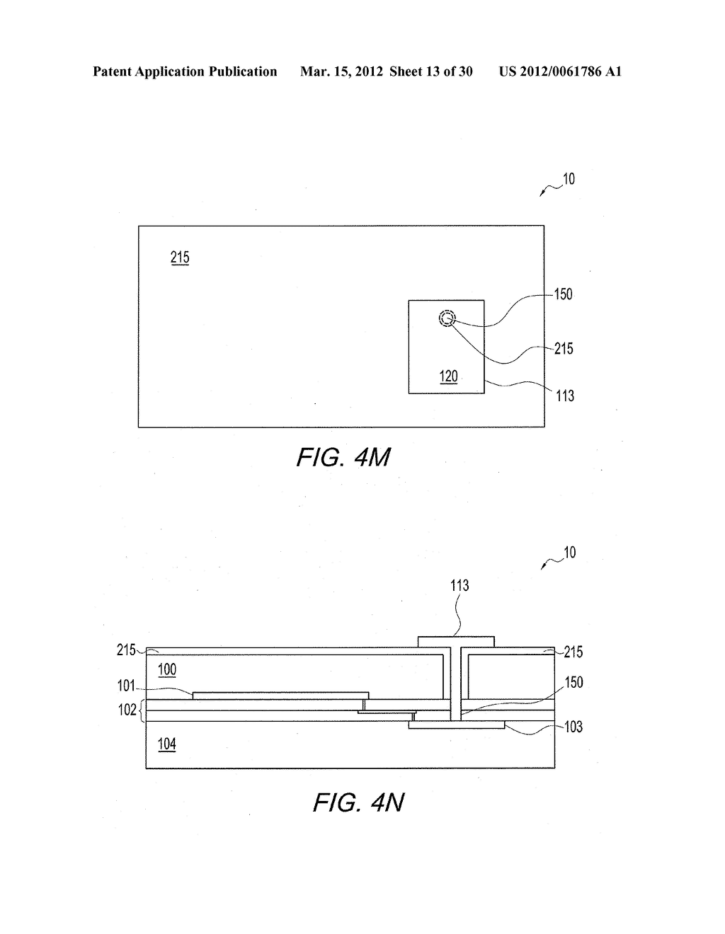 ISOLATED BOND PAD WITH CONDUCTIVE VIA INTERCONNECT - diagram, schematic, and image 14