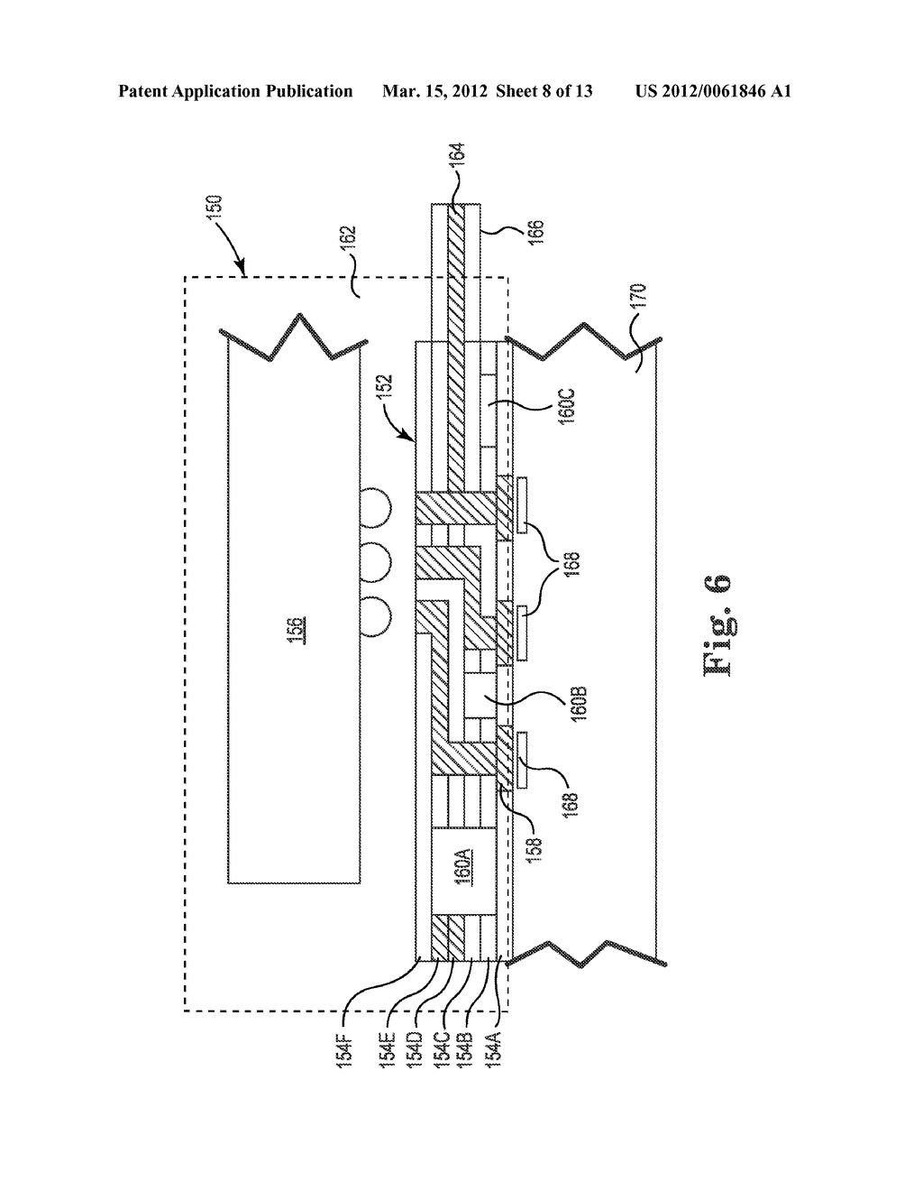 COMPLIANT PRINTED CIRCUIT AREA ARRAY SEMICONDUCTOR DEVICE PACKAGE - diagram, schematic, and image 09