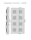 CHIP ASSEMBLY WITH A CORELESS SUBSTRATE EMPLOYING A PATTERNED ADHESIVE     LAYER diagram and image