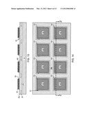 CHIP ASSEMBLY WITH A CORELESS SUBSTRATE EMPLOYING A PATTERNED ADHESIVE     LAYER diagram and image