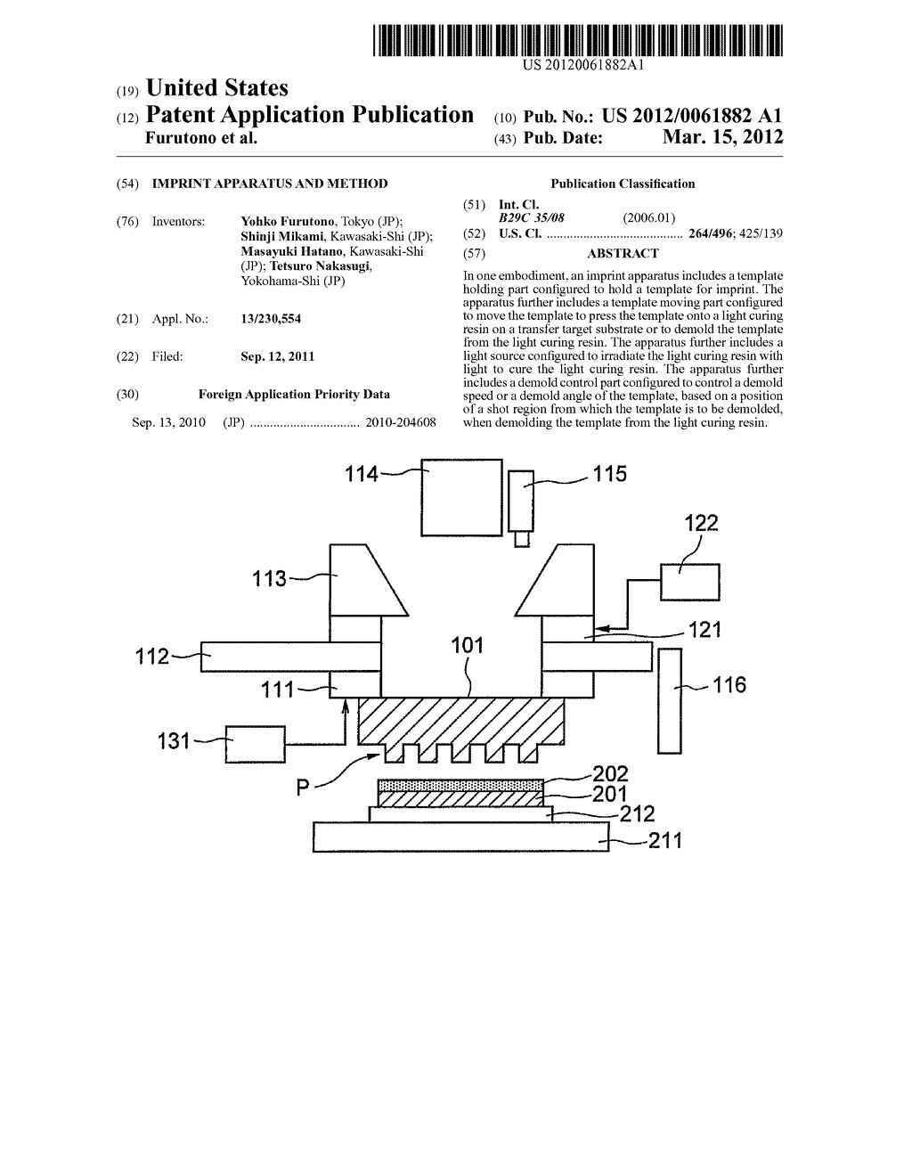 IMPRINT APPARATUS AND METHOD - diagram, schematic, and image 01