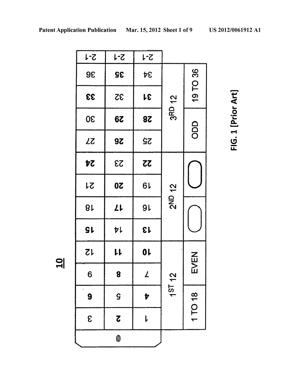 ROULETTE GAME APPARATUS AND METHOD - diagram, schematic, and image 02