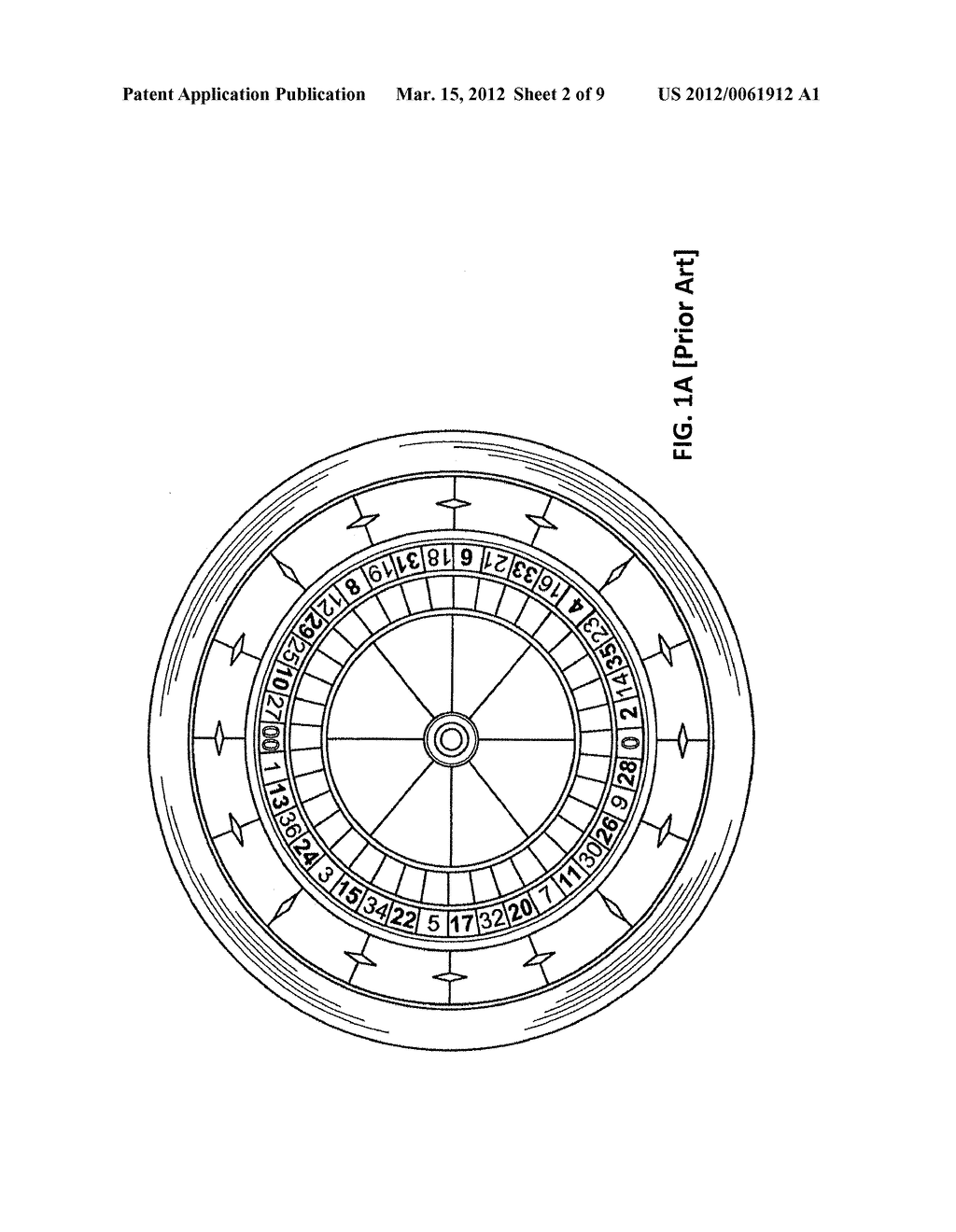 ROULETTE GAME APPARATUS AND METHOD - diagram, schematic, and image 03