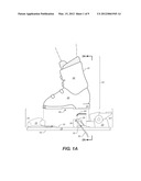 APPARATUS AND METHOD FOR RAMPING AND/OR CANTING A SKIER diagram and image