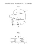 DEVICE REMOVING/RE-INSERTING STRUCTURE, AND DEVICE REMOVING/RE-INSERTING     METHOD FOR CONSTRUCTION MACHINE diagram and image