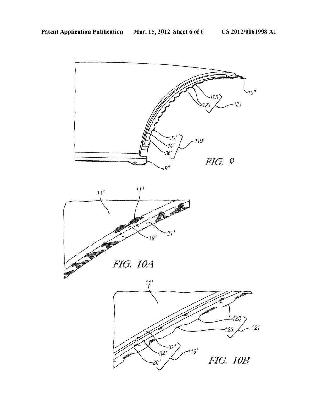 ALUMINUM ROOF PANEL FOR ATTACHMENT TO SUPPORTING STEEL VEHICLE BODY     MEMBERS - diagram, schematic, and image 07