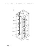 VERTICAL MOUNTING RAIL WITH CABLE MANAGEMENT FEATURES diagram and image