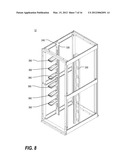 VERTICAL MOUNTING RAIL WITH CABLE MANAGEMENT FEATURES diagram and image