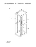 VERTICAL MOUNTING RAIL WITH CABLE MANAGEMENT FEATURES diagram and image