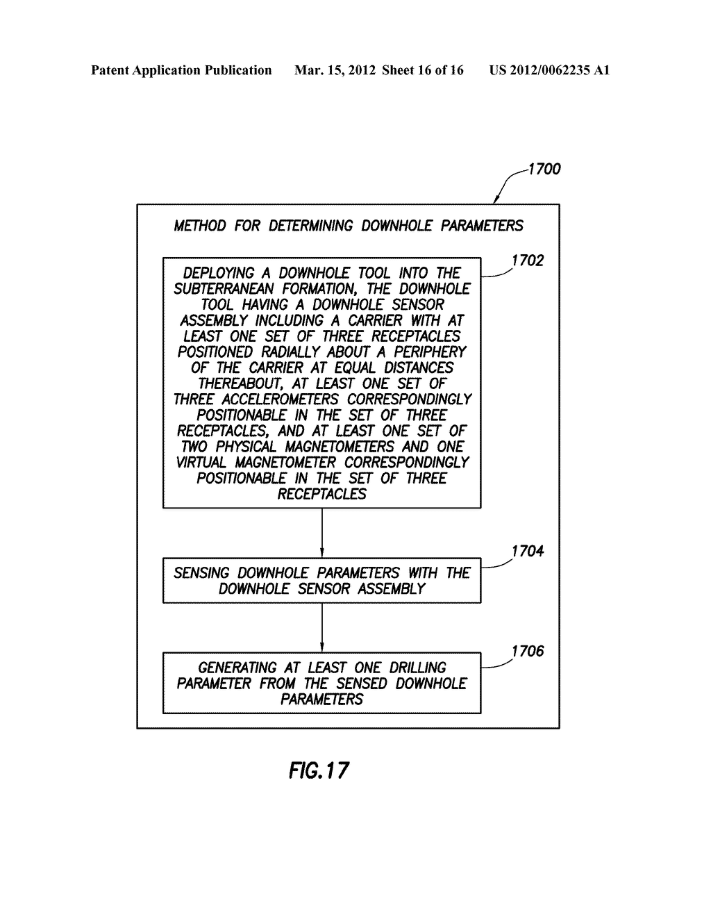 DOWNHOLE SENSOR ASSEMBLY AND METHOD OF USING SAME - diagram, schematic, and image 17