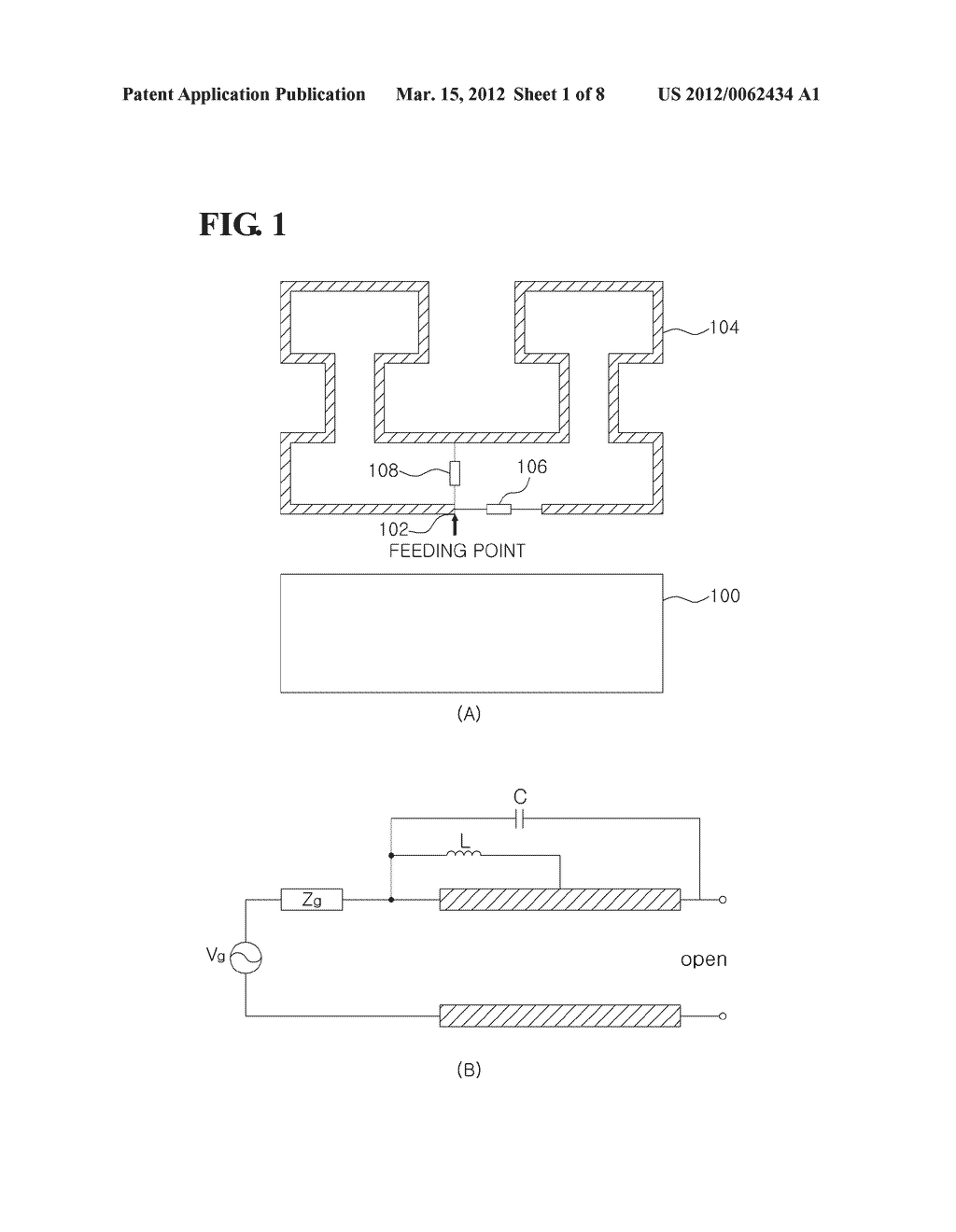 ANTENNA USING A REACTIVE ELEMENT - diagram, schematic, and image 02