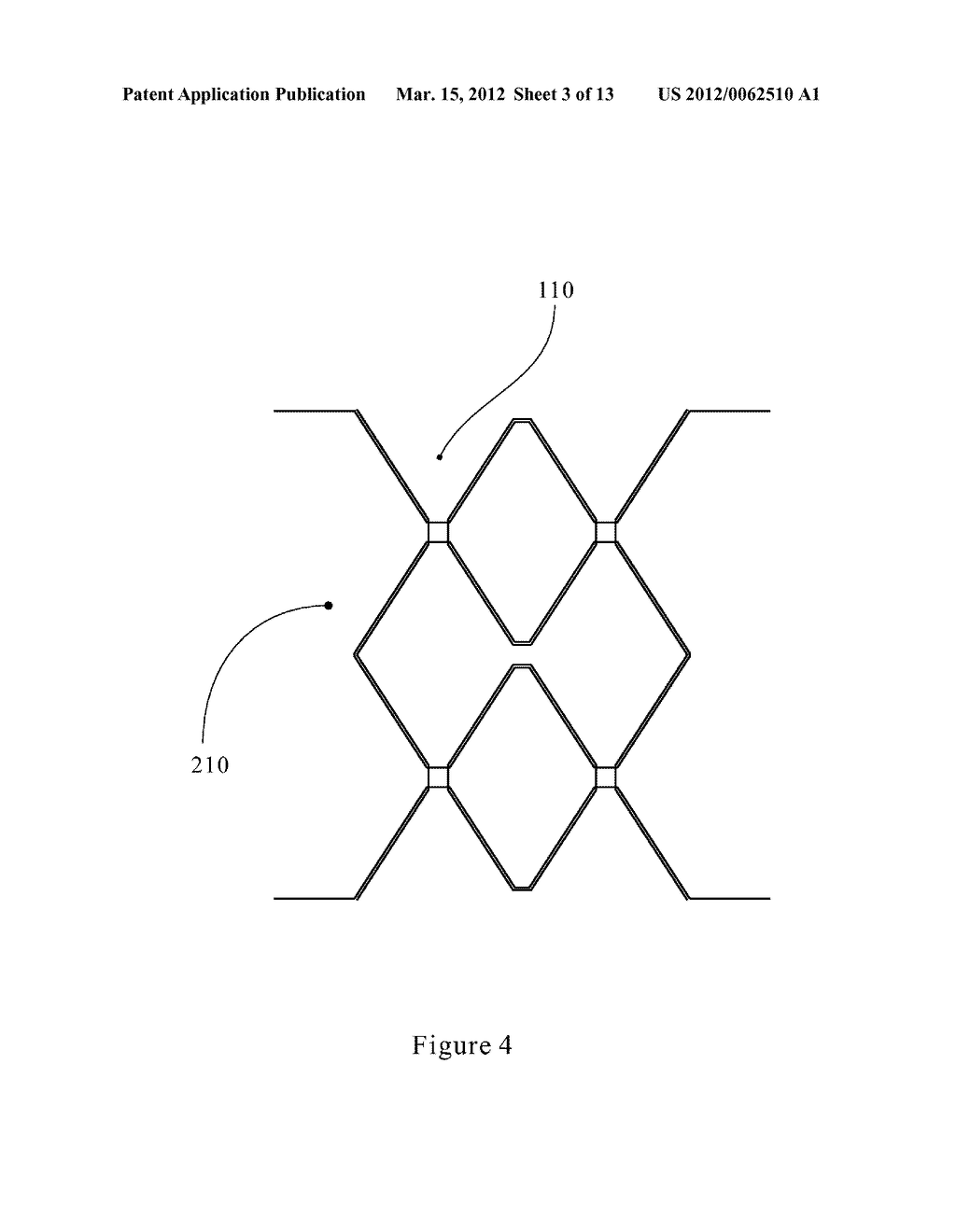 CAPACITANCE TOUCH SCREEN WITH MESH ELECTRODES - diagram, schematic, and image 04