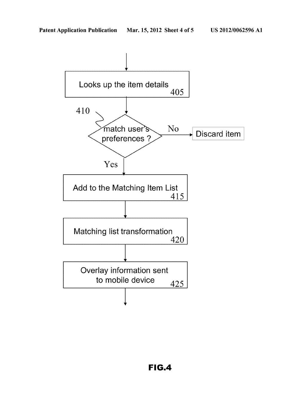 PROVIDING AUGMENTED REALITY INFORMATION - diagram, schematic, and image 05