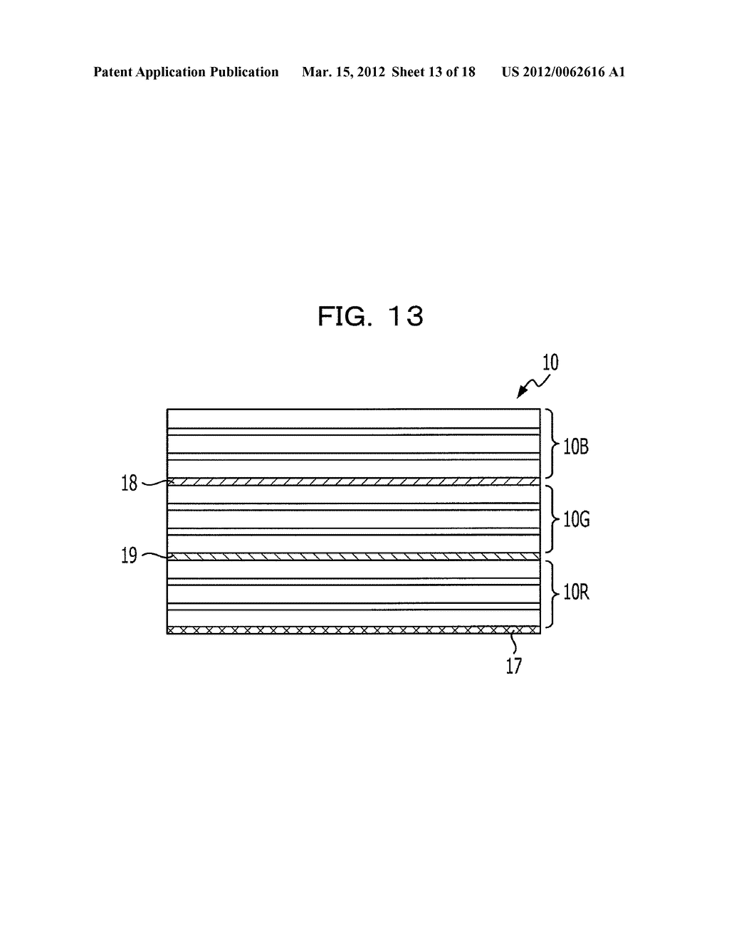 REFLECTIVE COLOR DISPLAY ELEMENT AND COLOR DISPLAY APPARATUS - diagram, schematic, and image 14