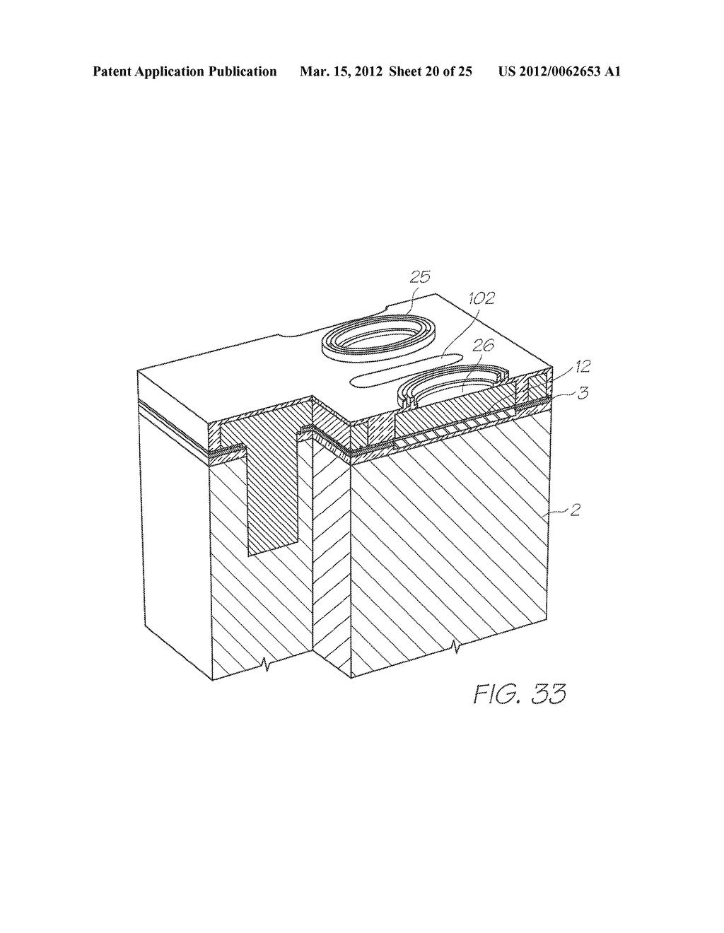 INKJET PRINTHEAD HAVING BILAYERED NOZZLE PLATE COMPRISED OF TWO DIFFERENT     CERAMIC MATERIALS - diagram, schematic, and image 21