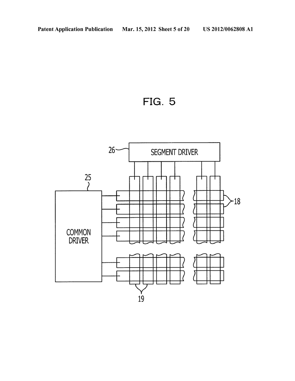 CHOLESTERIC LIQUID CRYSTAL DISPLAY DEVICE AND SIMPLE MATRIX DRIVING METHOD - diagram, schematic, and image 06