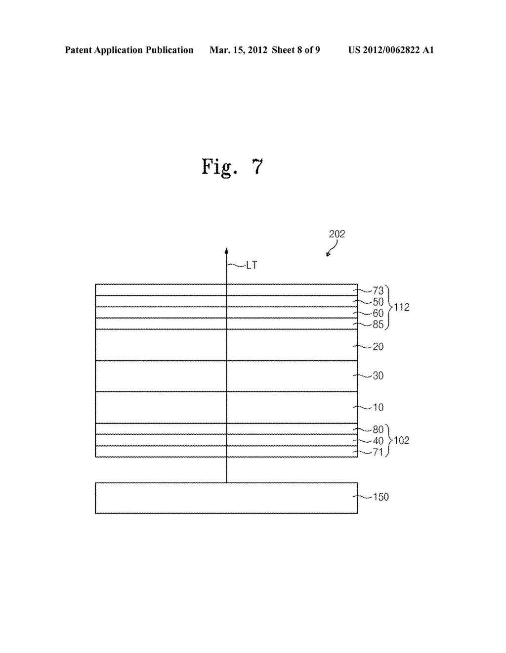 POLARIZING PLATE WITH A PHASE COMPENSATION FILM AND LIQUID CRYSTAL DISPLAY     HAVING SAME - diagram, schematic, and image 09