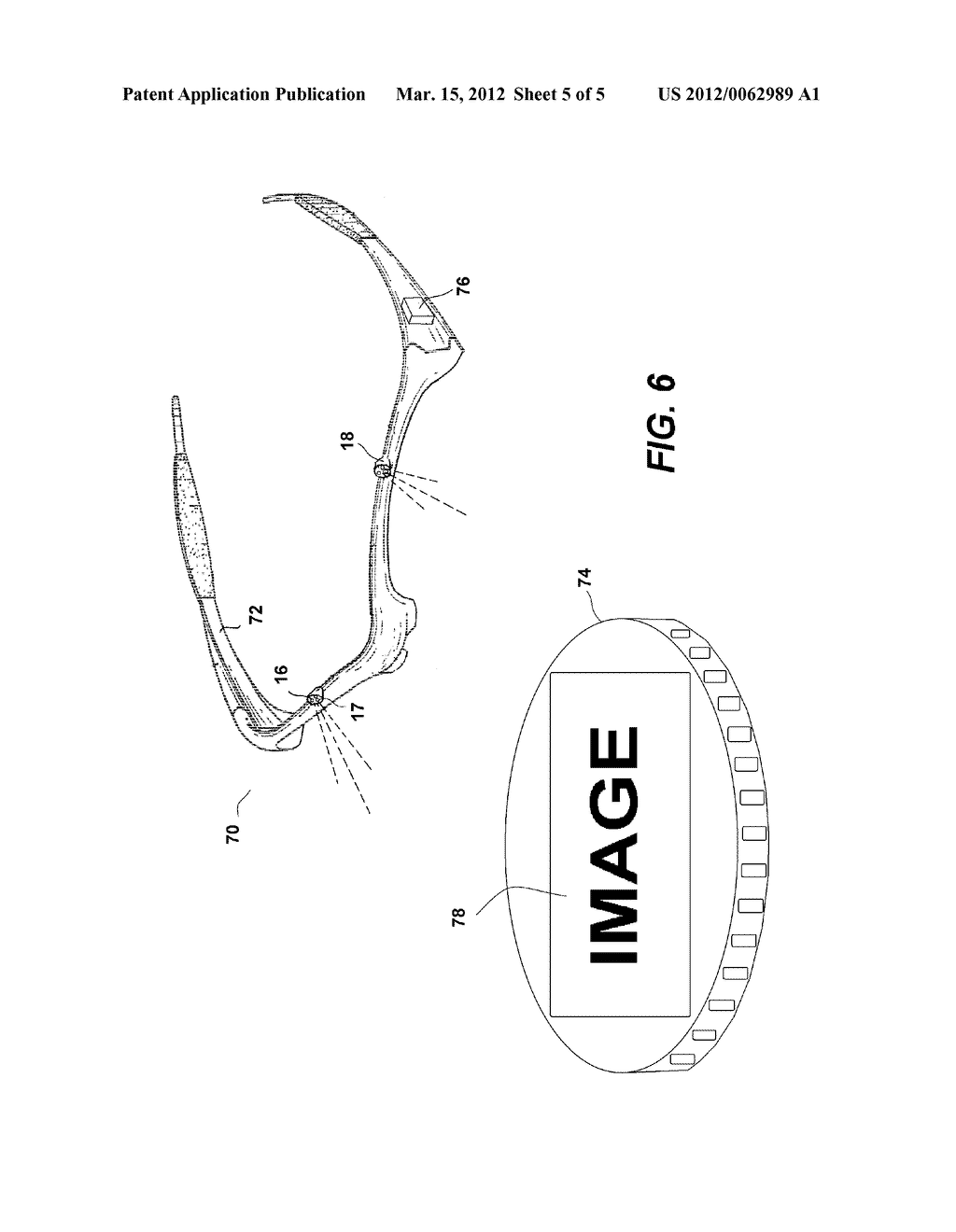 Sports Set that Utilize Stereoscopic Illumination and Retroreflective     Materials - diagram, schematic, and image 06