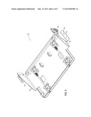 DOCKING STATION FOR A VIDEO MONITOR diagram and image