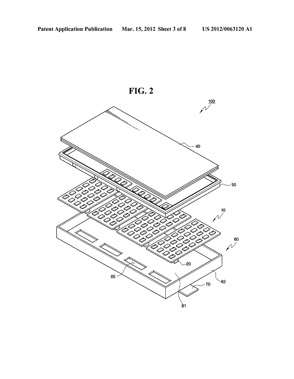 BACKLIGHT ASSEMBLY AND METHOD OF ASSEMBLING THE SAME AND LIQUID CRYSTAL     DISPLAY INCLUDING BACKLIGHT ASSEMBLY - diagram, schematic, and image 04