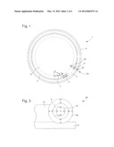 STRIKING WATCH PROVIDED WITH A GONG INSULATOR diagram and image