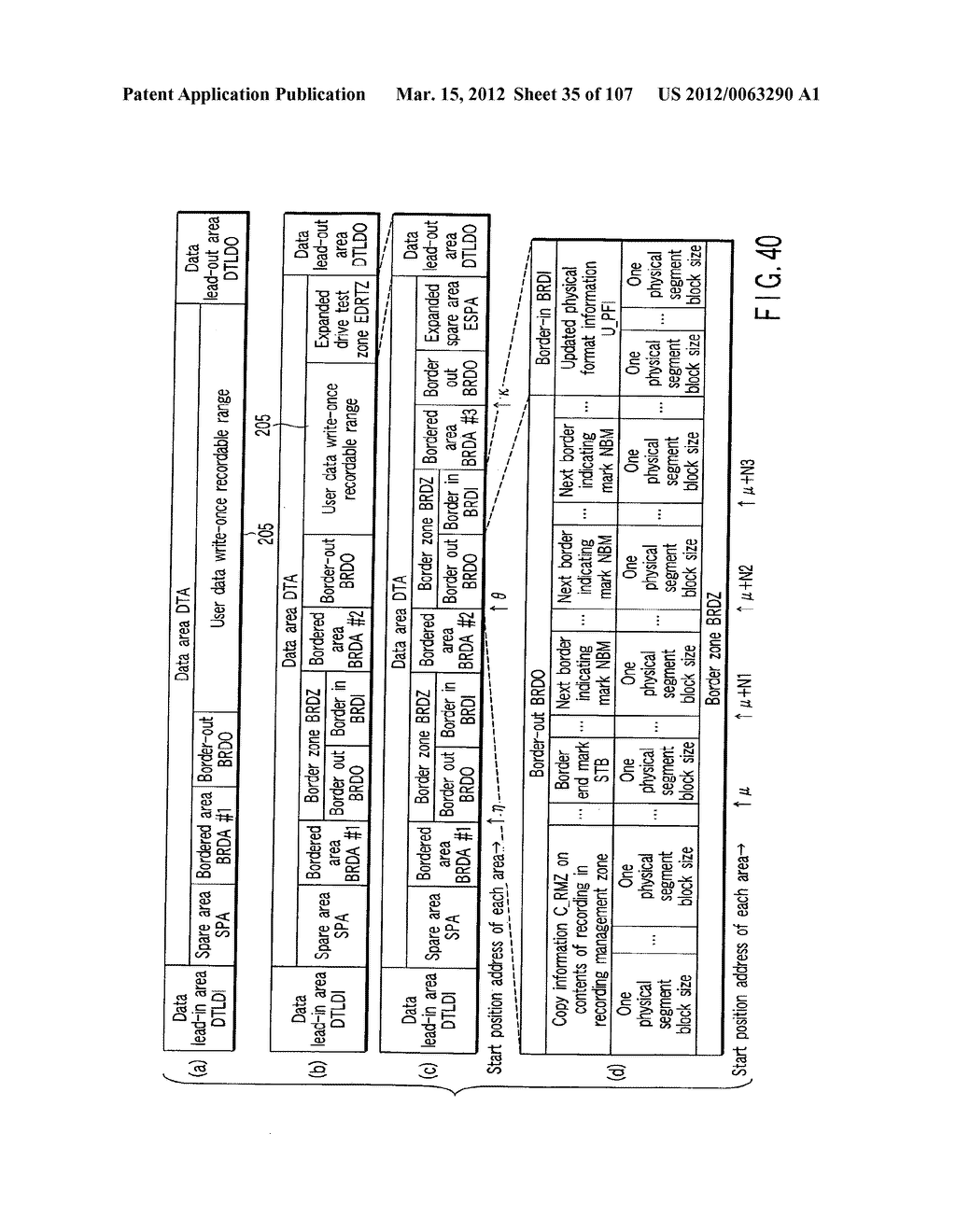 Write-once type information storage medium (disk structure of recording     type information storage medium having structure in which recording layer     formed on transparent susbstrate is defined as inside), and information     reproducing method or information recording method as well as storage     medium manufacturing - diagram, schematic, and image 36