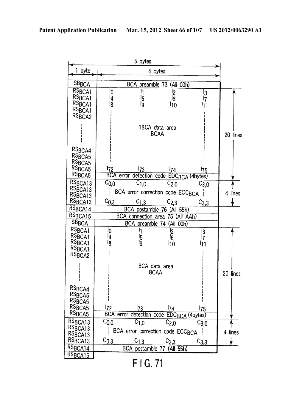Write-once type information storage medium (disk structure of recording     type information storage medium having structure in which recording layer     formed on transparent susbstrate is defined as inside), and information     reproducing method or information recording method as well as storage     medium manufacturing - diagram, schematic, and image 67